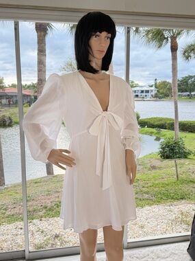 Gianni Bini Breezy White Women's Dress